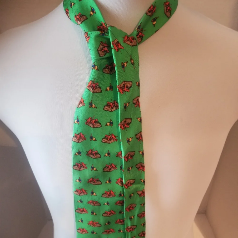 Nautica Lobster Trap Mens Tie Fishing
